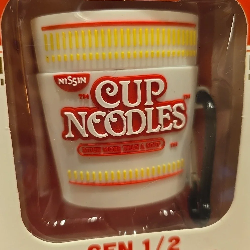 Nissin Cup‎ Noodles Airpods Case 360º Full Coverage Fits Airpod Gen 1/ 2